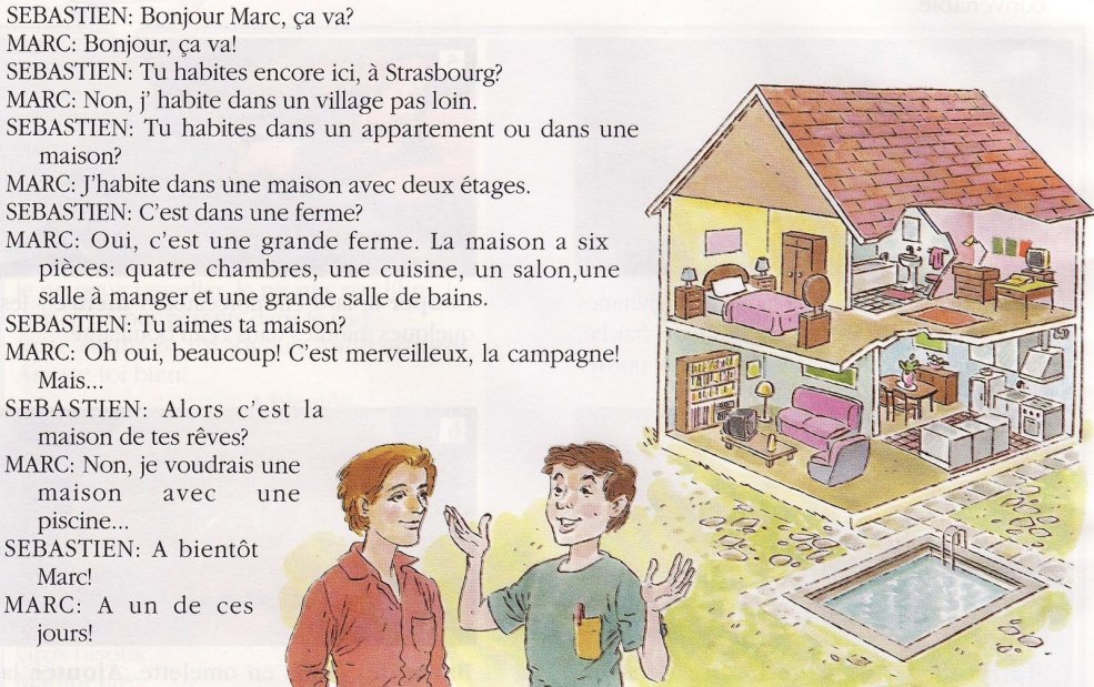 Maison à thème en français