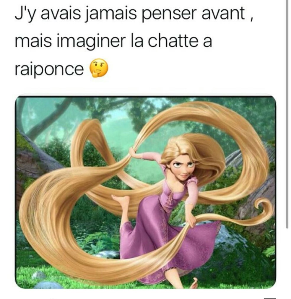 Cheveux de princesse Raiponce