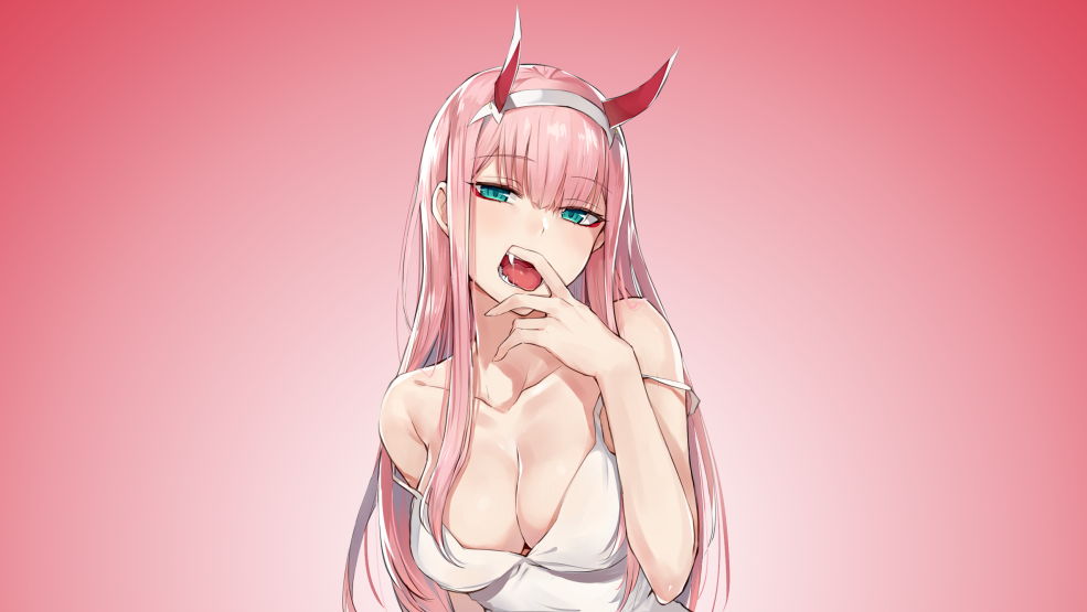 Zéro deux anime ahegao