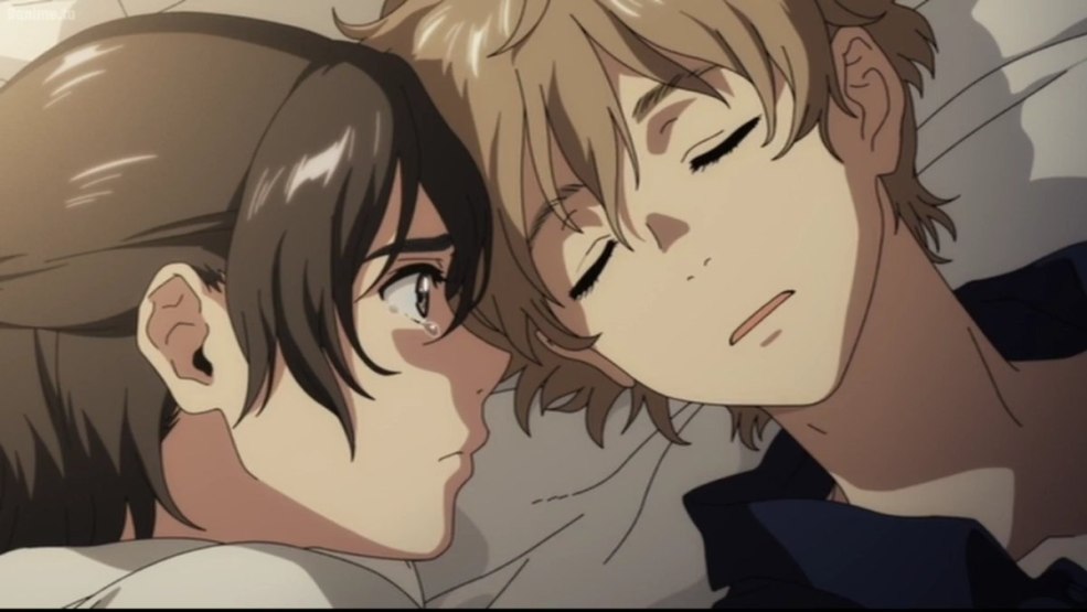 Anime Stranger sur les rives de la mer Shun et Mio