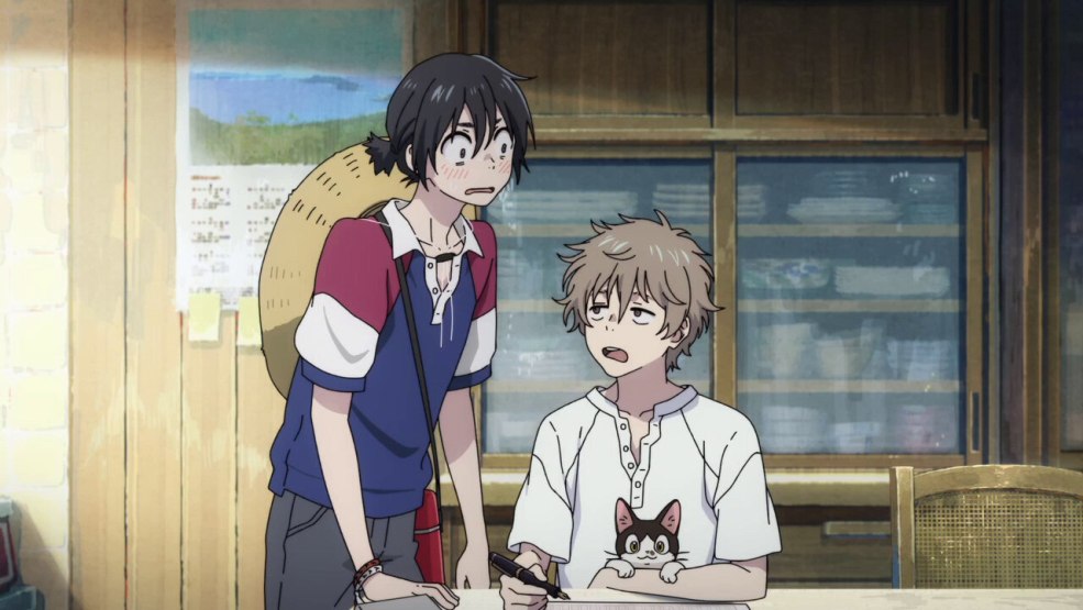 Anime étranger sur les rives de la mer mio soleil