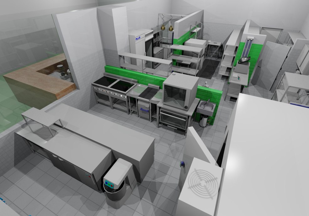 Cuisine de dessin animé