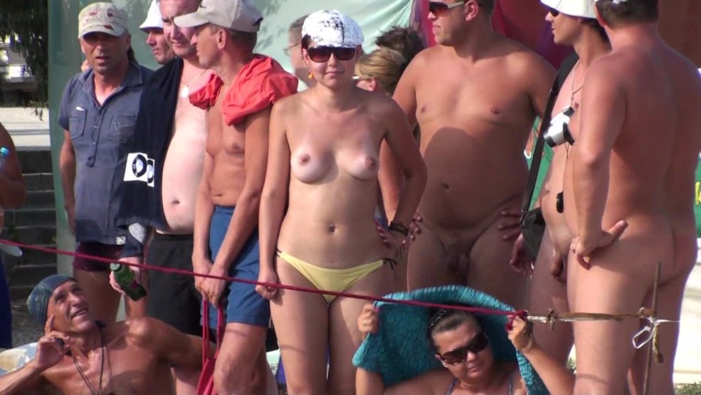 Putain sur les plages de Crimée