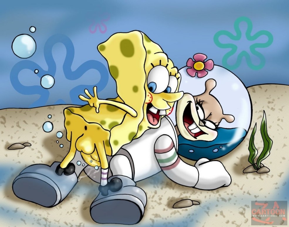 Éponge bob carré pantalon hentai sandy