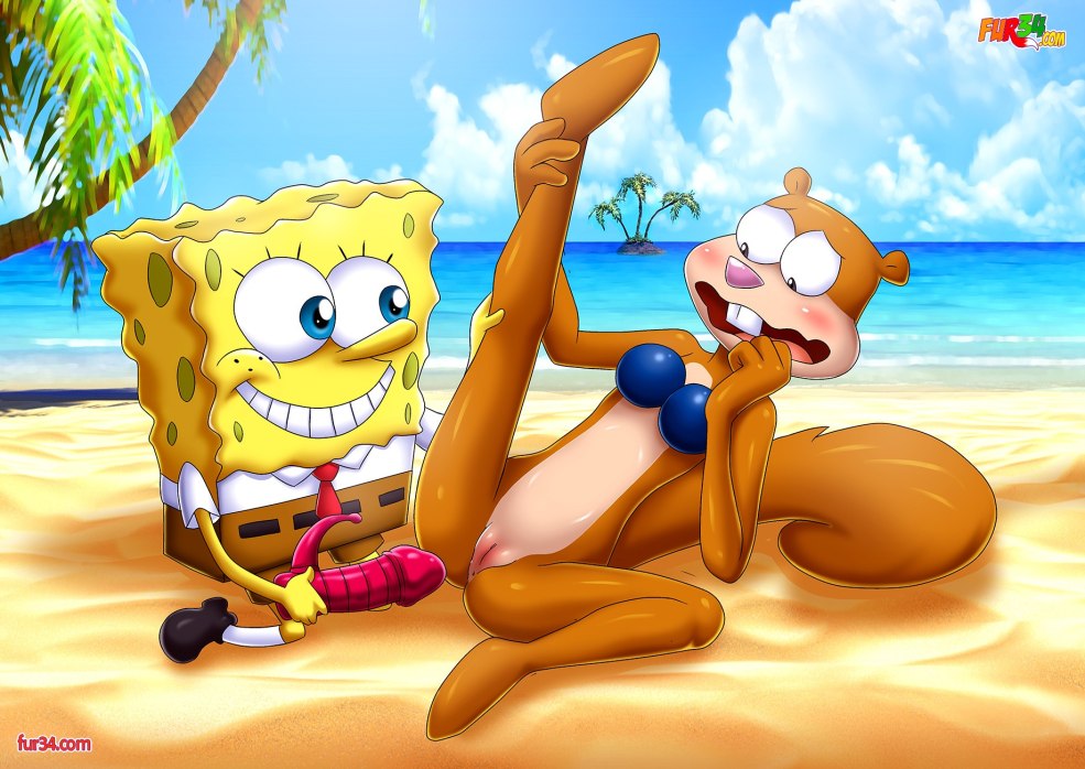 Éponge bob carré pantalon hentai sandy
