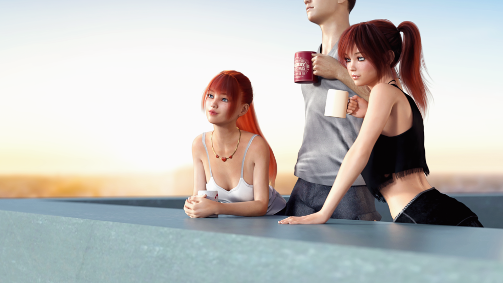 Poussins nus lors d'une fête