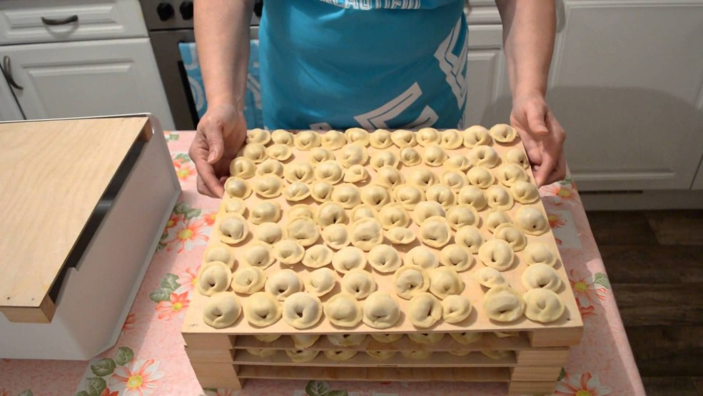 Planche de congélation des boulettes