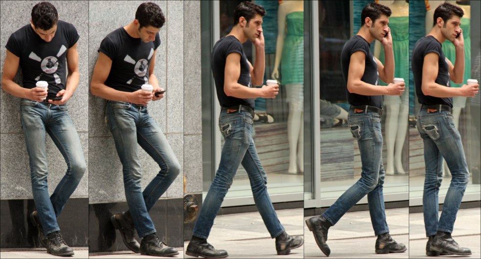 Jean serré pour les hommes