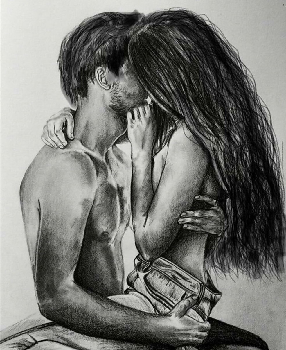 Dessin de passion avec un crayon