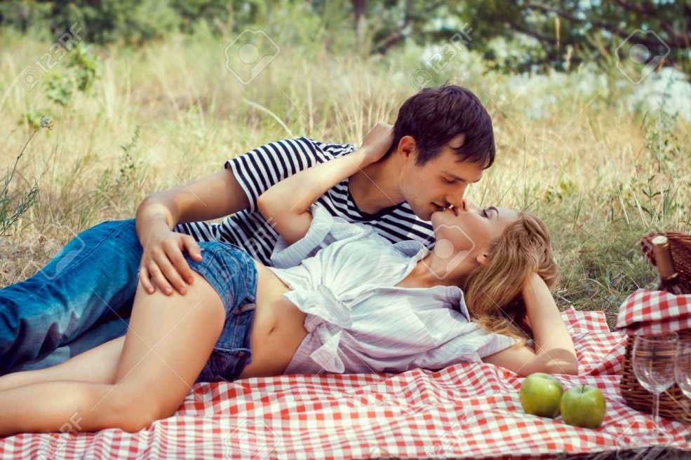 Affection tendre dans la nature