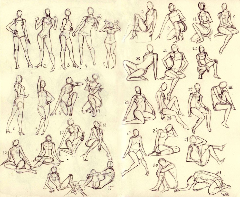 Femmes nues dans des gants et des bas