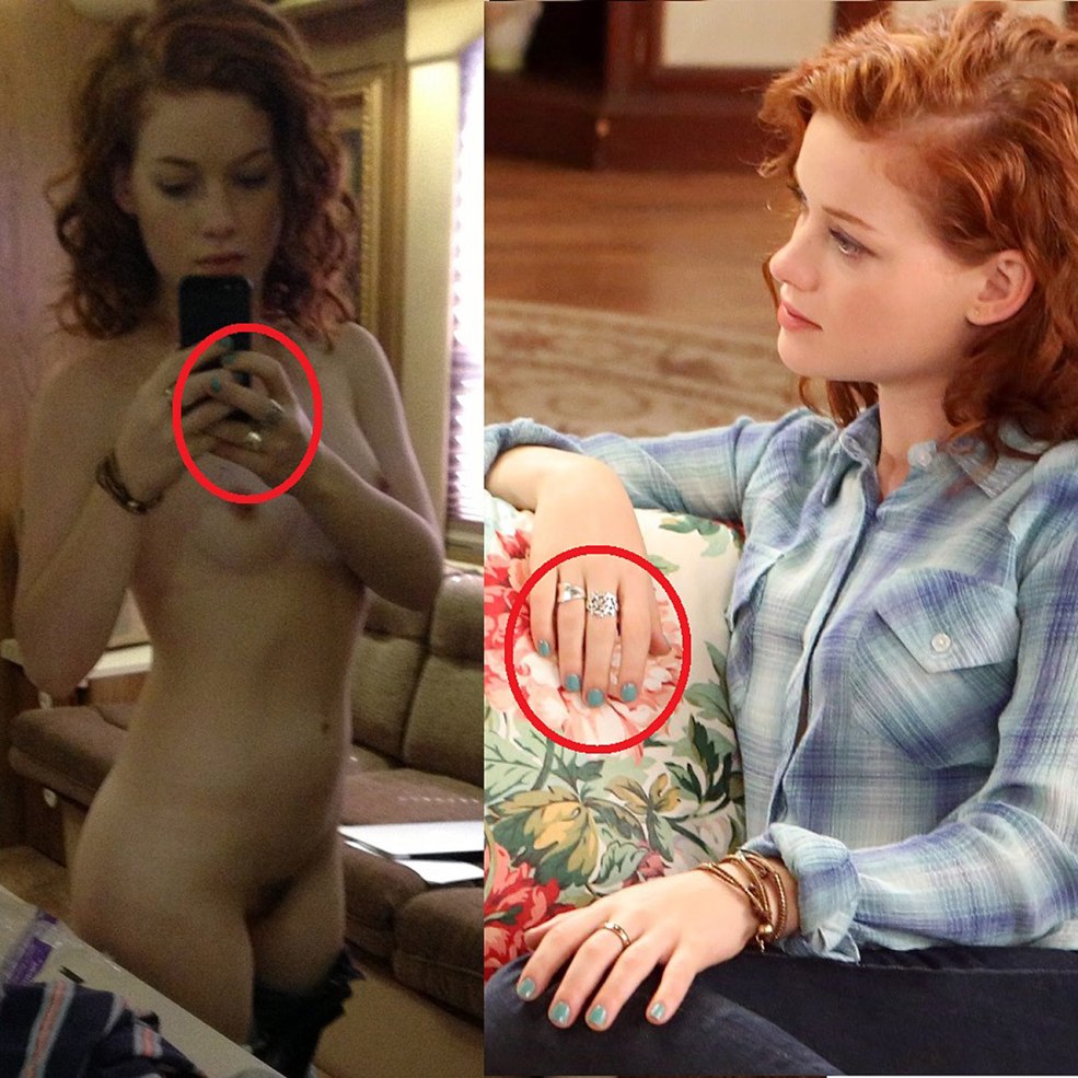 Jane Levy nue volée