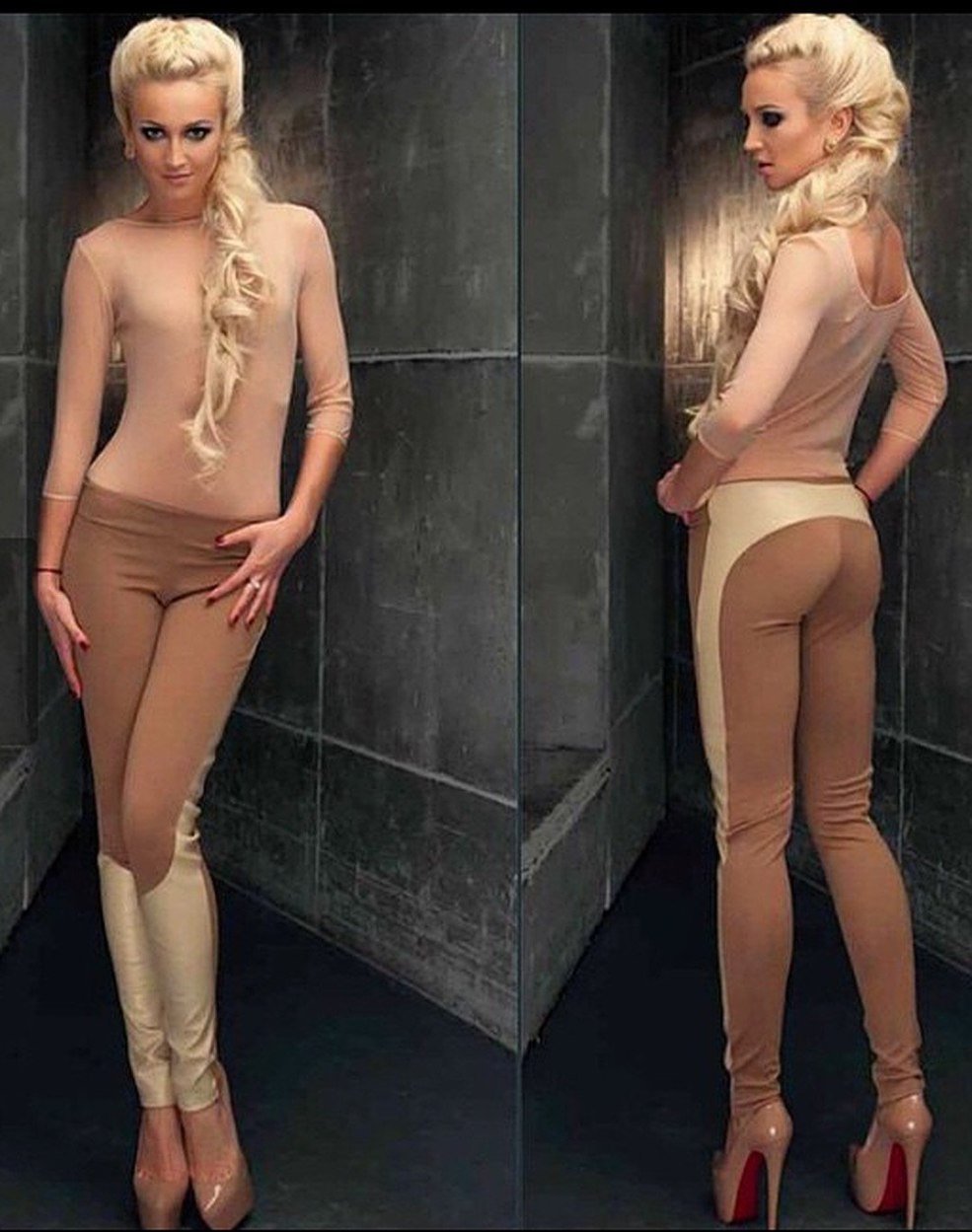 Olga Buzova dans le costume de Tigeritsa