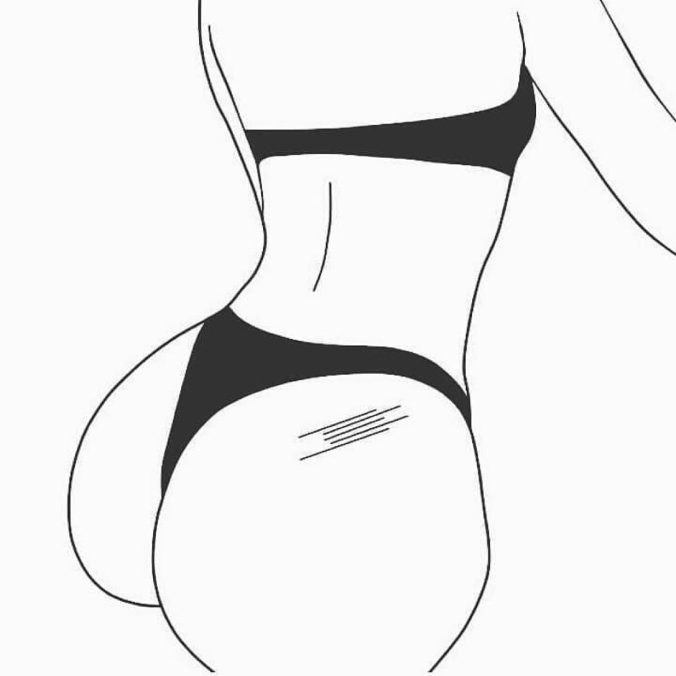 Fesses dessinées