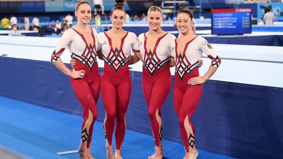 Gymnaste dans le cœur