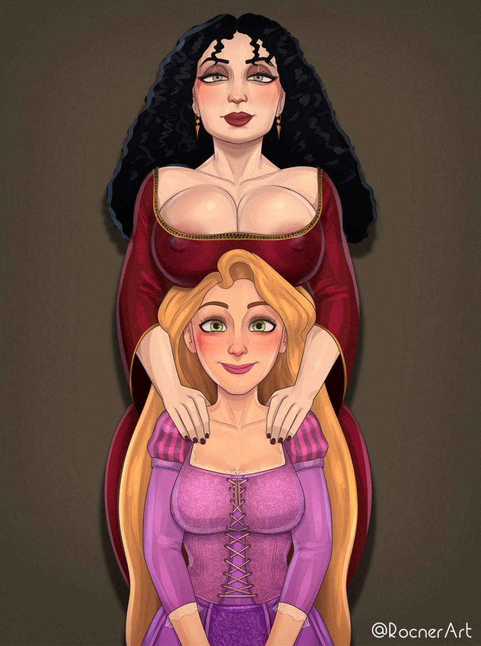 Raiponce Mère Gettel nue