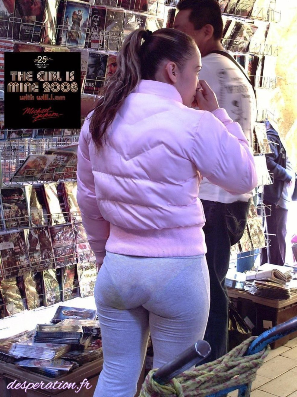 Dans une jupe à vélo