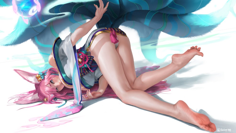 Spiritueux fleur ahri pieds