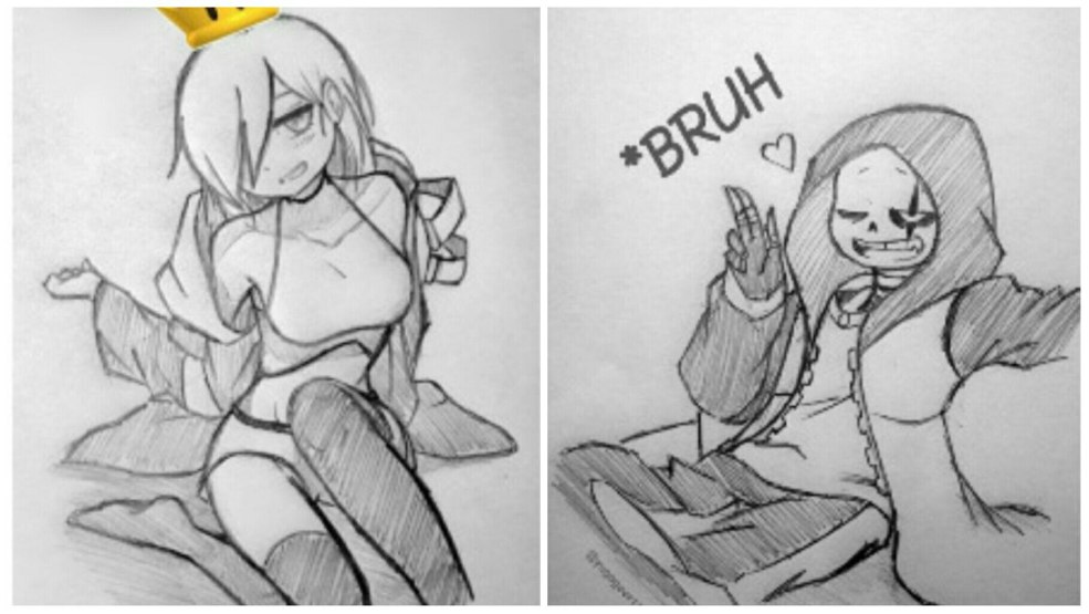 Epic Sans et Epic Chara