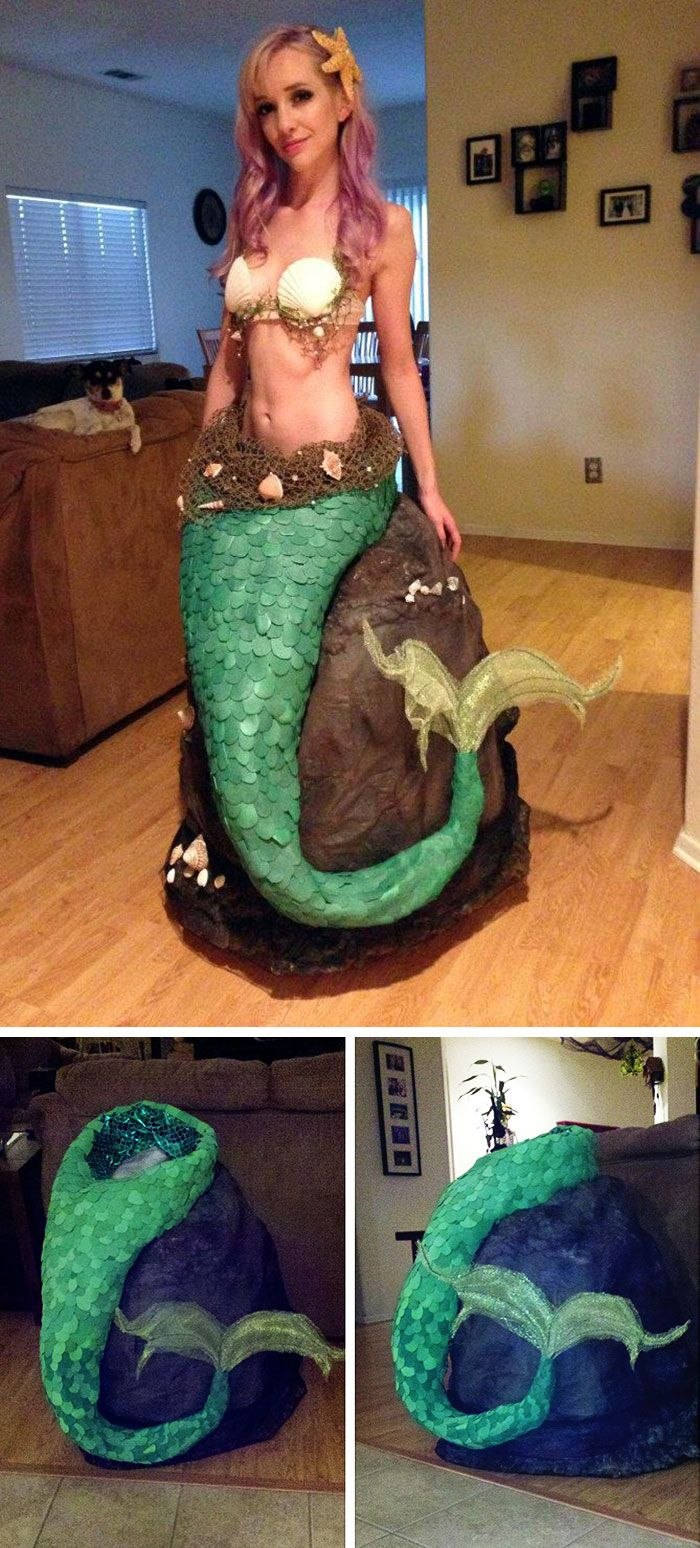 Sirène sur un fond transparent