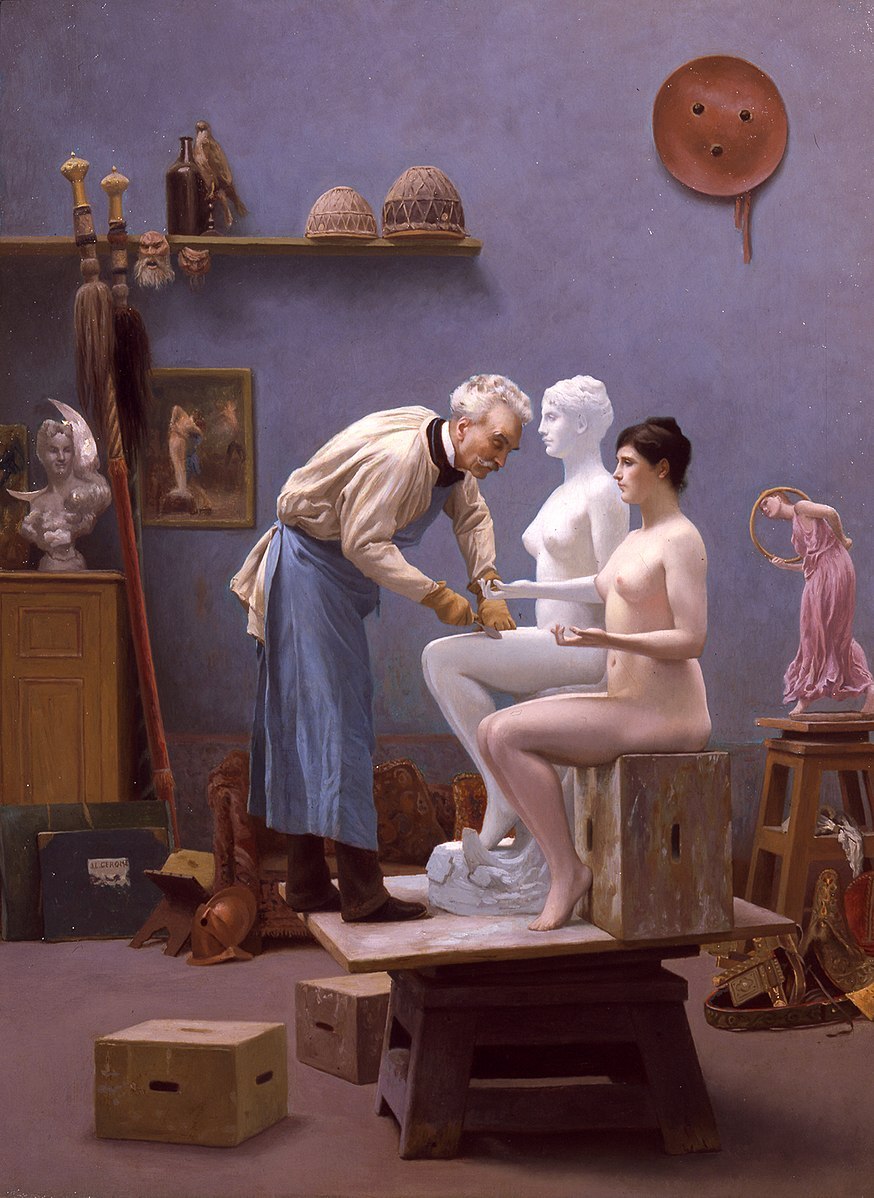 "Pygmalion et Galatea", 1890. Jean-Leon Jerome