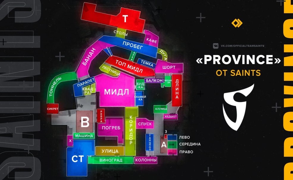 Positions sur la Map Province Standoff 2