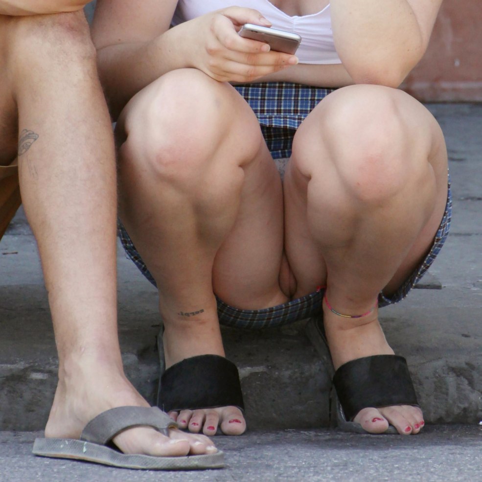 Je me suis allumé sans culotte