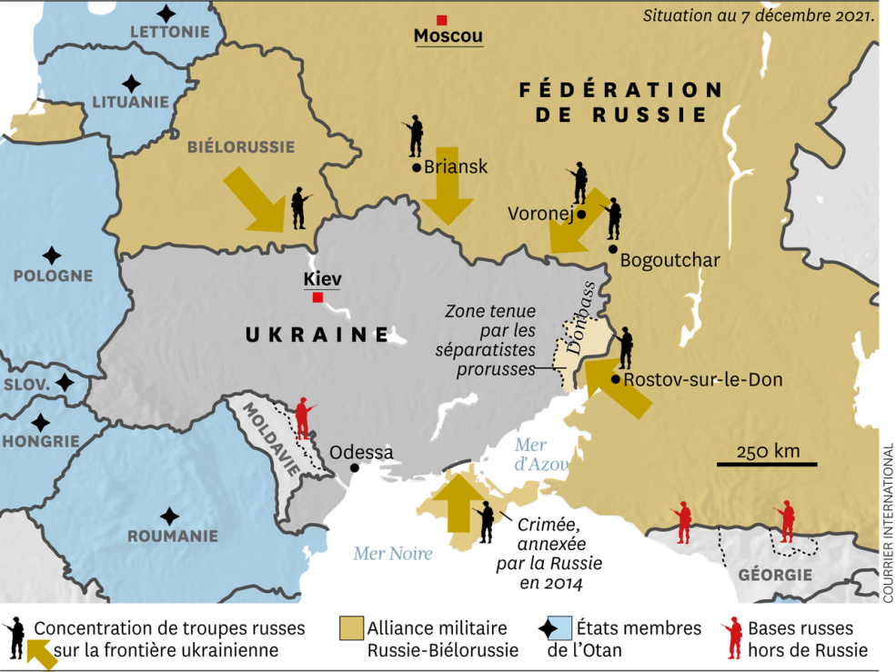 Podolie sur la carte