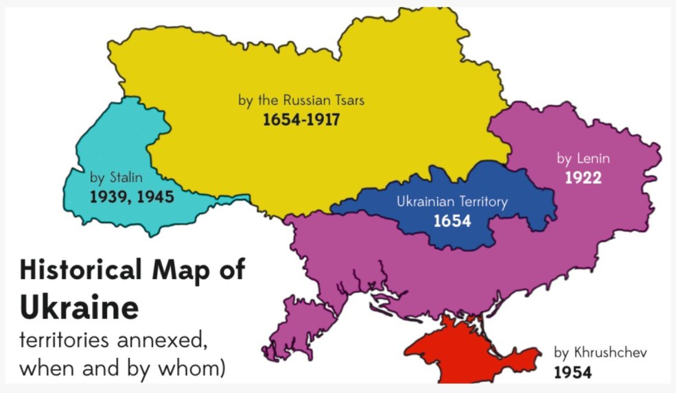 Carte de la carte politique ukrainienne de l'Ukraine