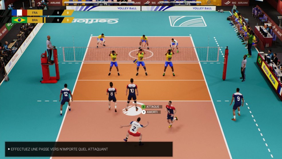 Couleur Silhouettes d'athlètes Volleyball