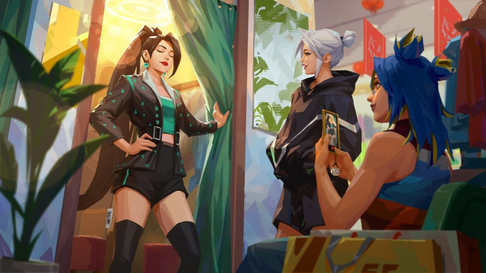 Art de vaillor néon