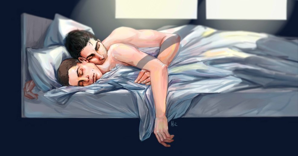 Stiles et Derek au lit