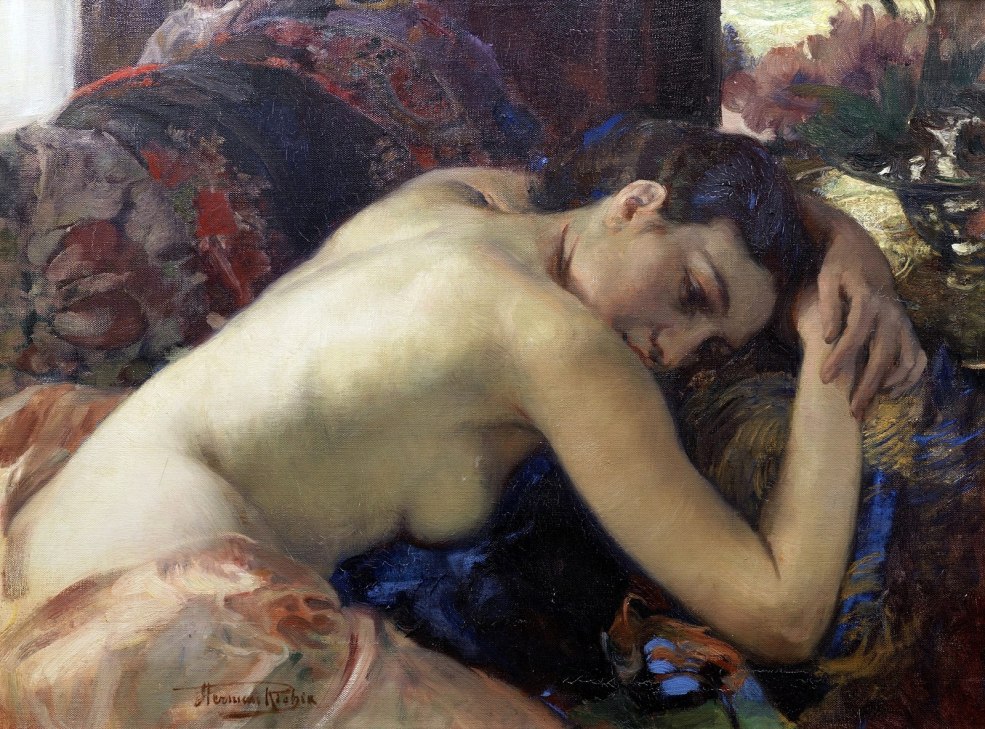 Peinture académique nue