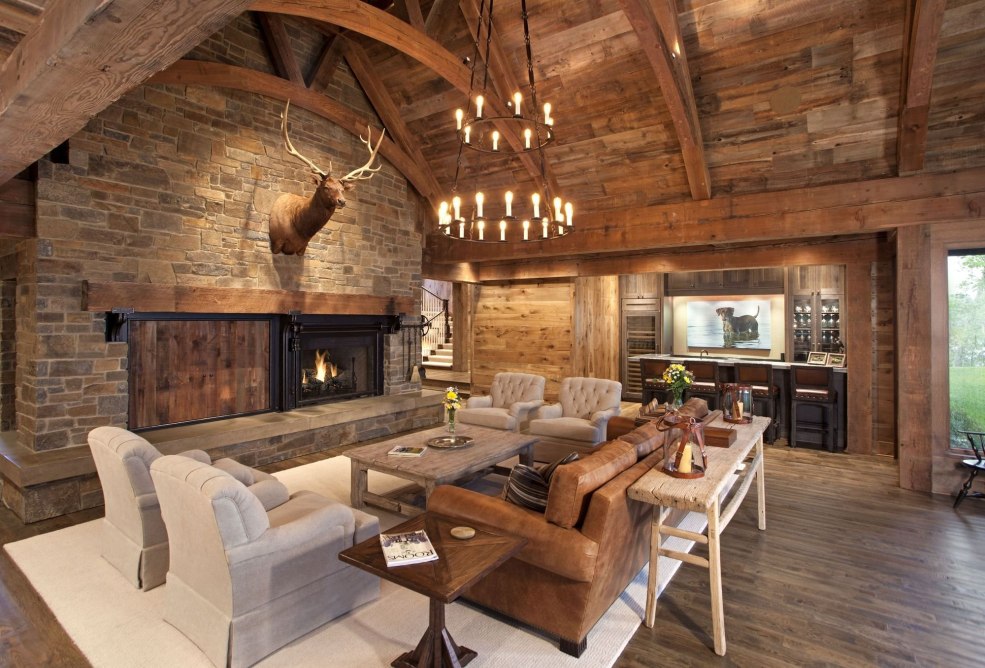 Intérieur néo-chalet