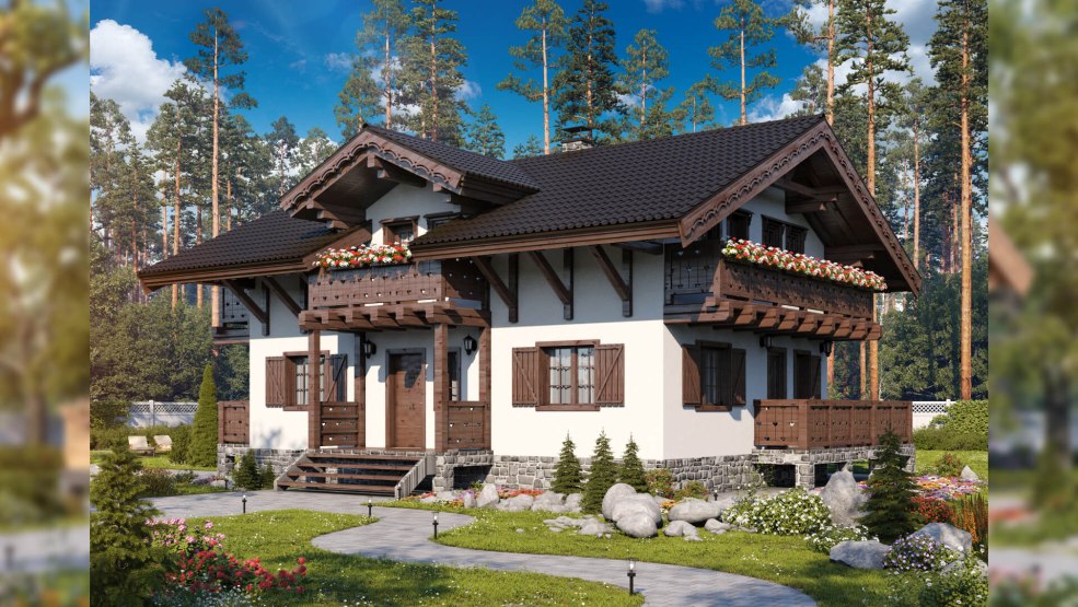 Maison de Schalet Bavière