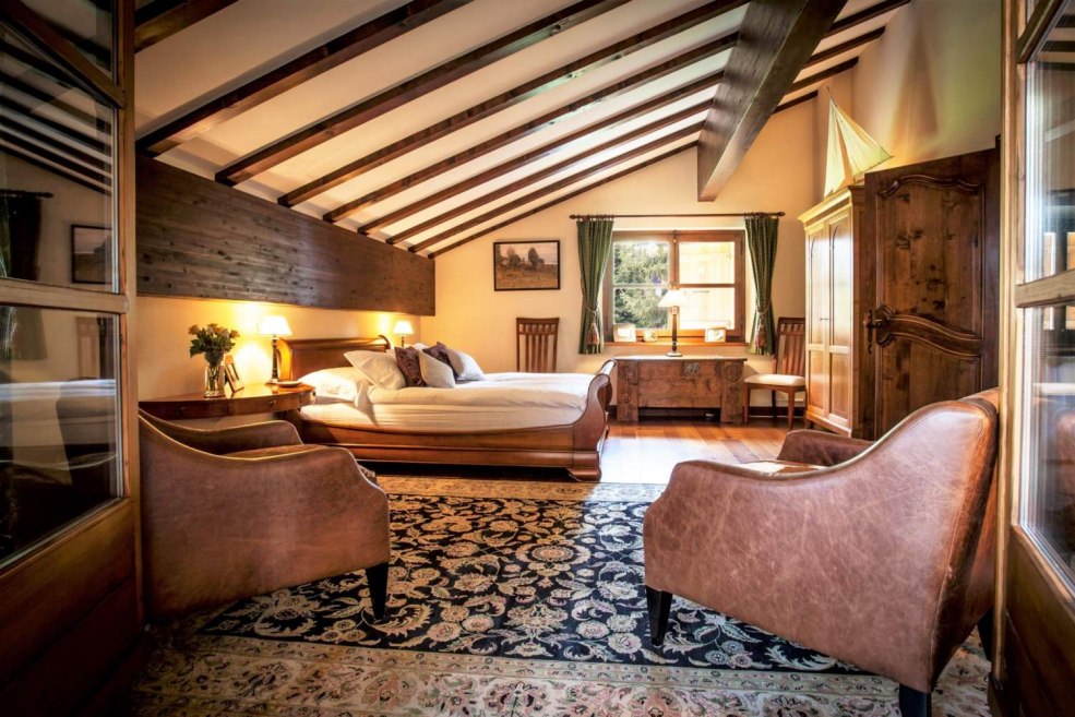 Chalet autrichien chambre intérieure