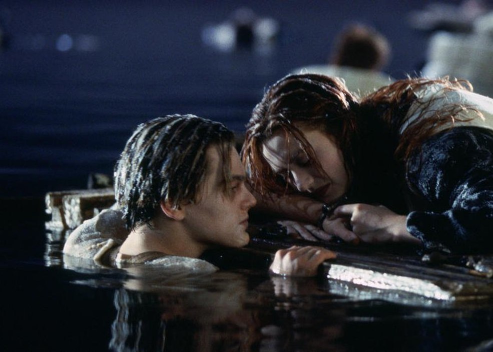 DiCaprio et Winslet Titanic